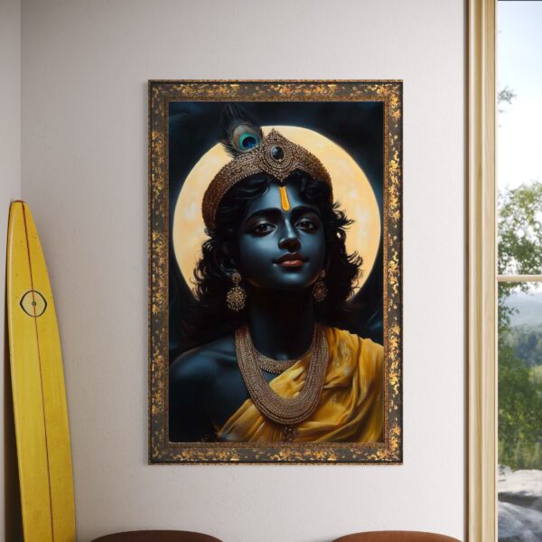 Celestial Charm: Krishna’s Radiance