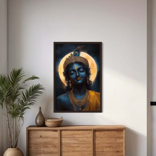 Divine Royalty: Krishna’s Timeless Elegance