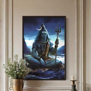 Mahadeva in Midnight Tranquility
