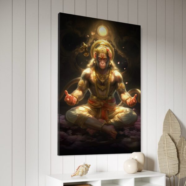 The Eternal Yogi – Meditative Hanuman Art - Image 3