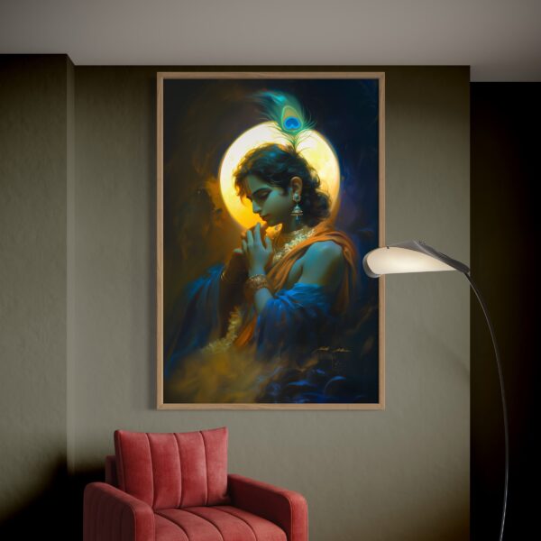The Divine Contemplation of Krishna - Image 3