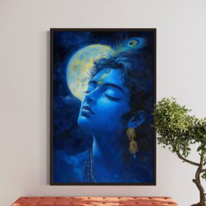 Krishna’s Moonlit Serenity