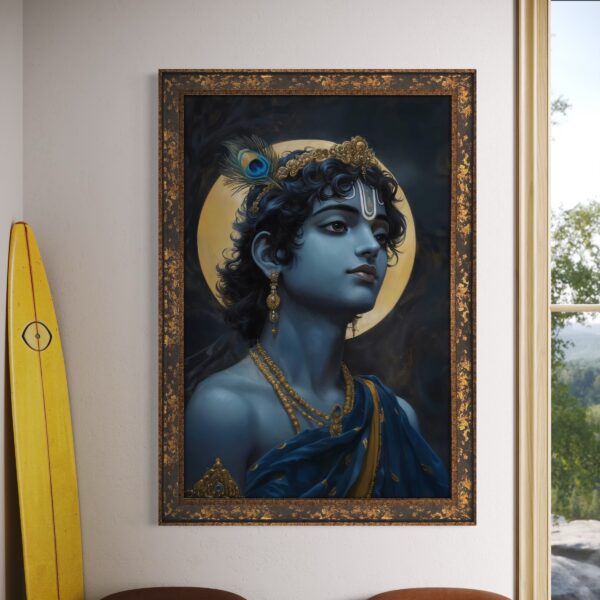 Krishna: Blue Aura of Devotion