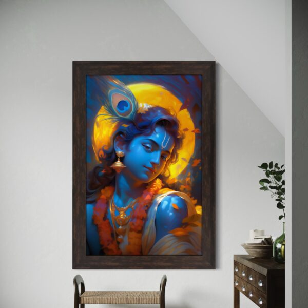 Sri Krishna’s Radiance – A Spiritual Masterpiece - Image 4