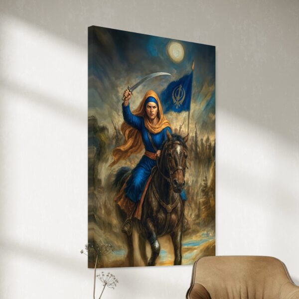 The Great Sikh Warrior With Flag - Image 2