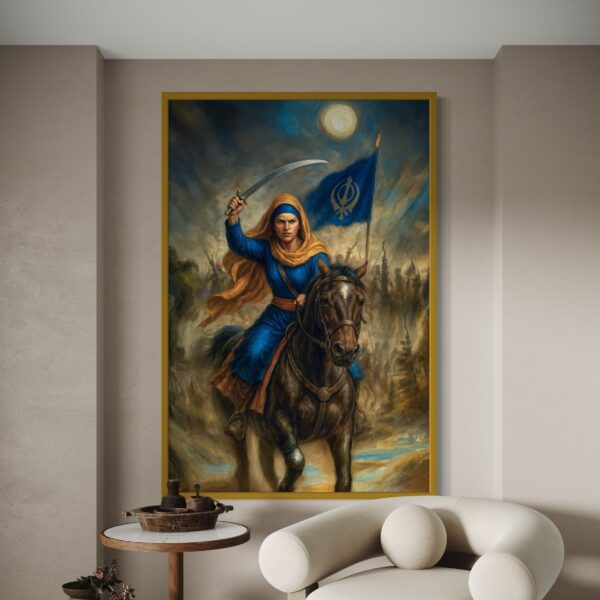 The Great Sikh Warrior With Flag - Image 3