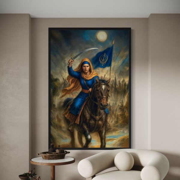 The Great Sikh Warrior With Flag - Image 4