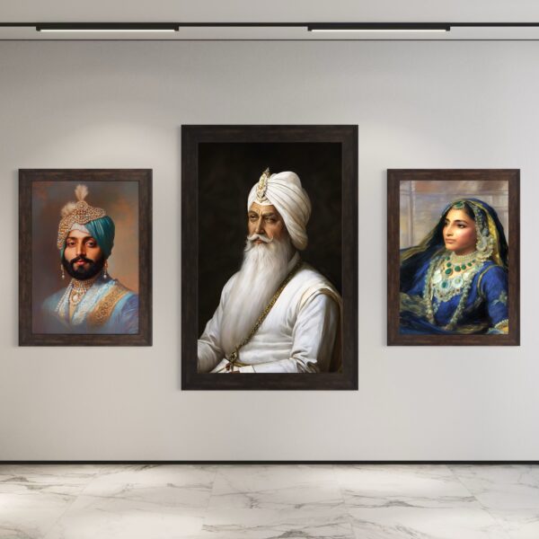 Premium Maharaja Ranjit Singh Family White