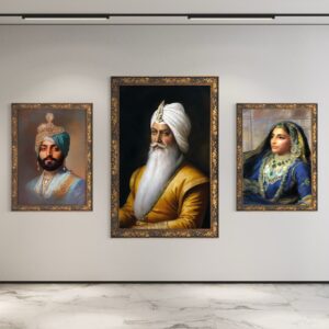 Premium Maharaja Ranjit Singh Family Yellow